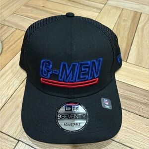 NEW ERA 59FIFTY FITTED NEW YORK GIANTS TEAM G-MEN OSFM Black Red Blue